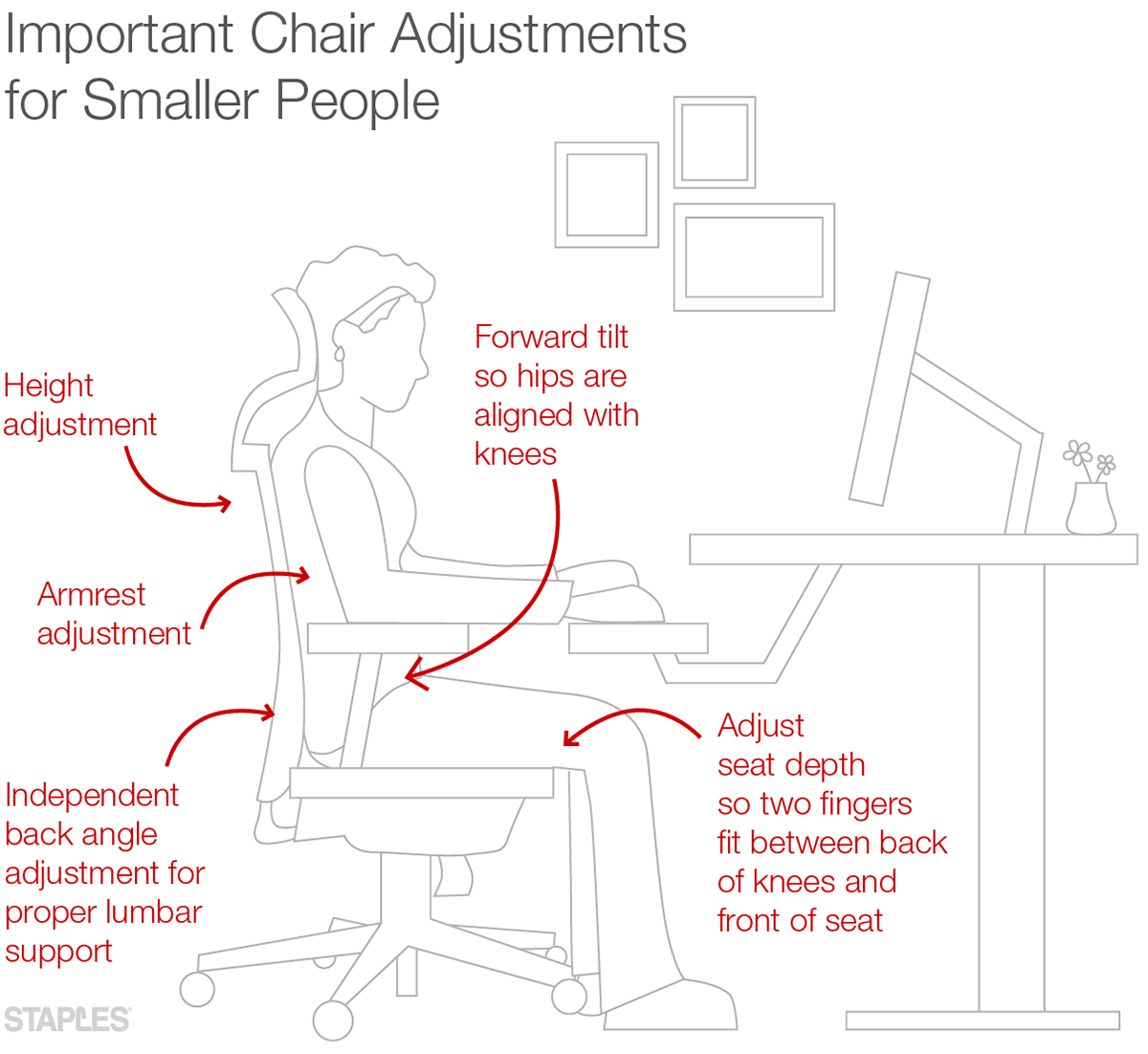 How To Adjust Your Office Chair When You Are Short