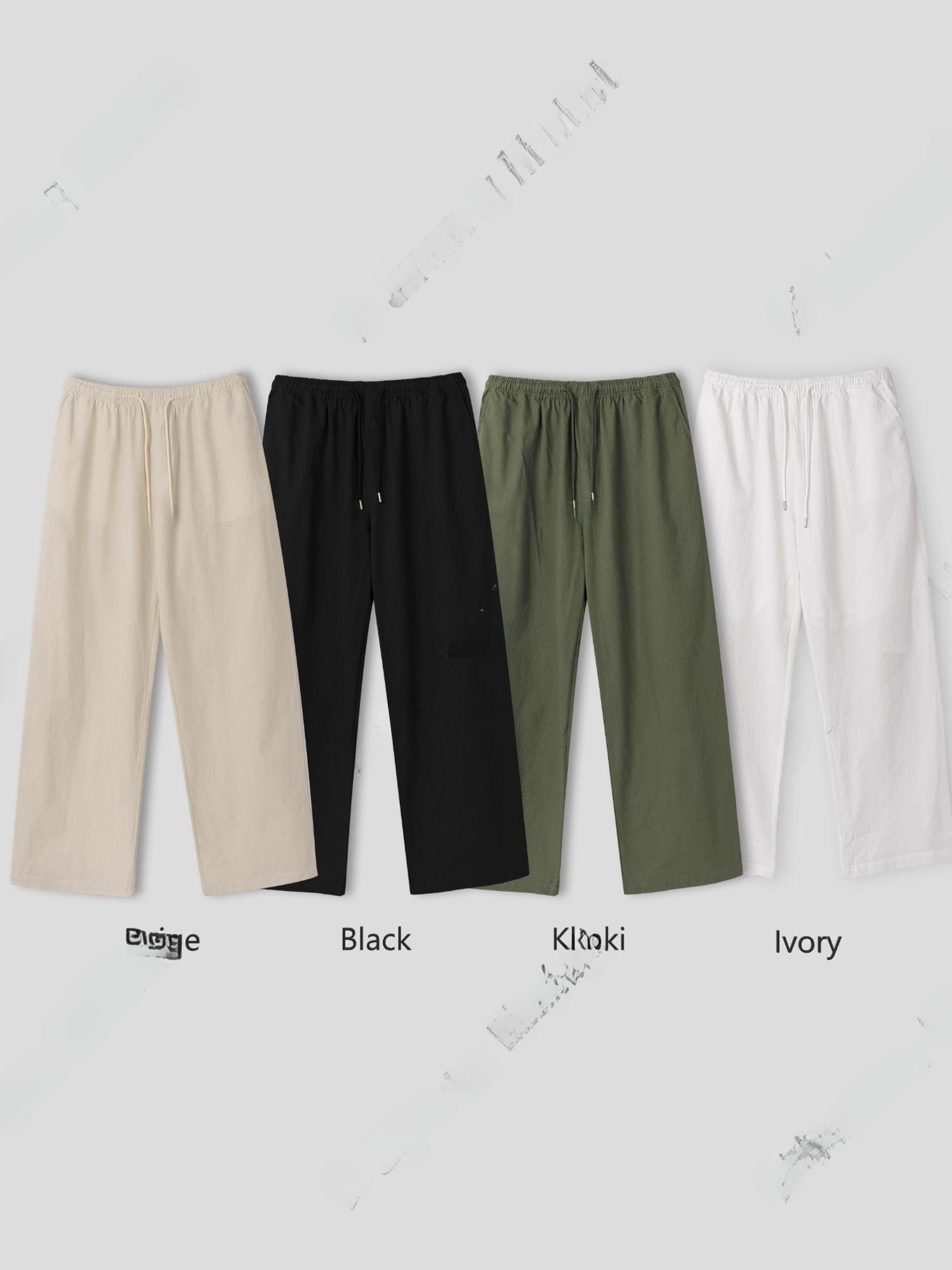 올더 10만장판매 린넨 디오 와이드 밴딩 슬렉스 M L XL 매년진행