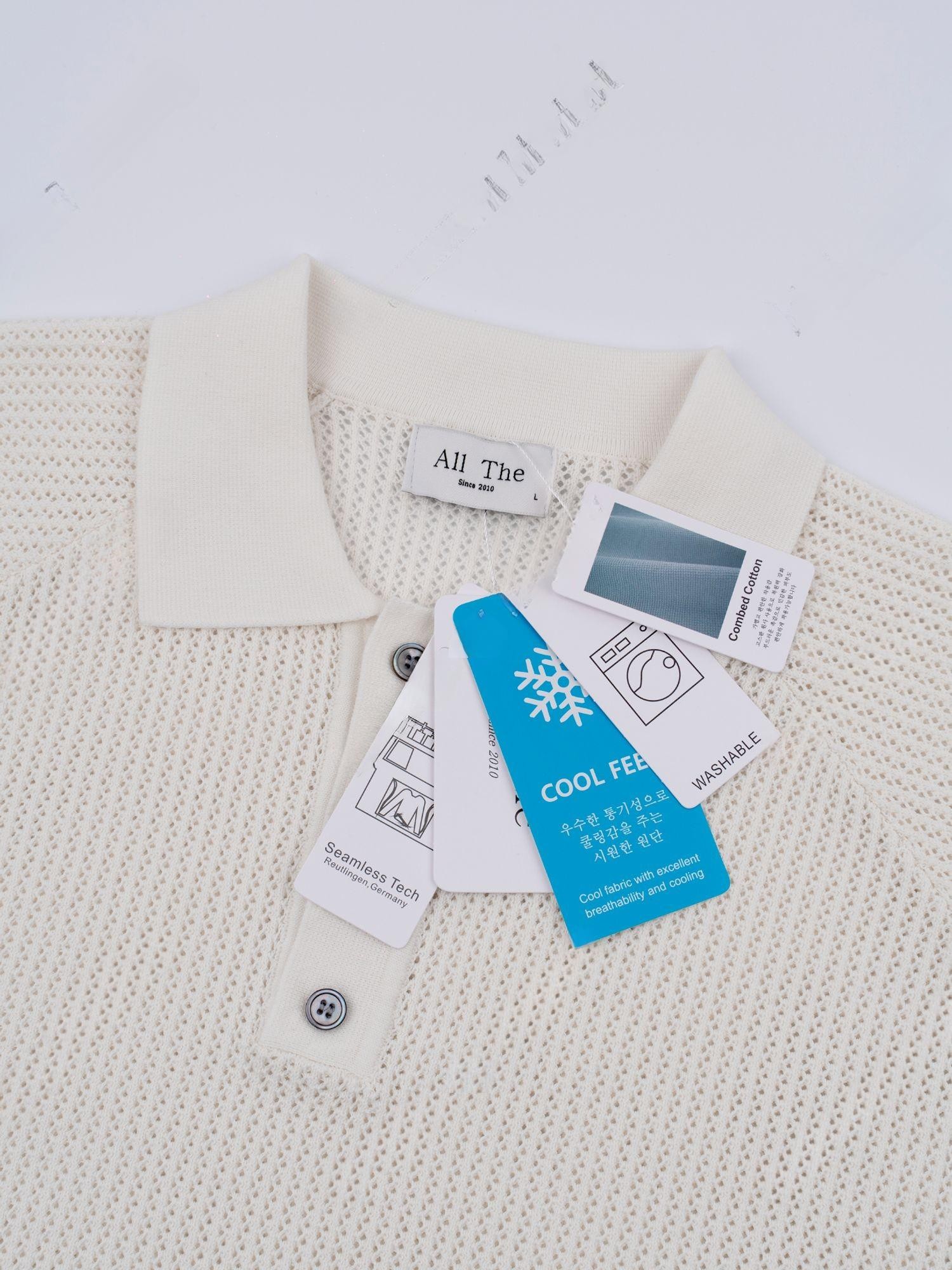 올더 25SS 스카시판매 1위 피넛 카라 니트 반팔 티 공용 8컬러 L XL