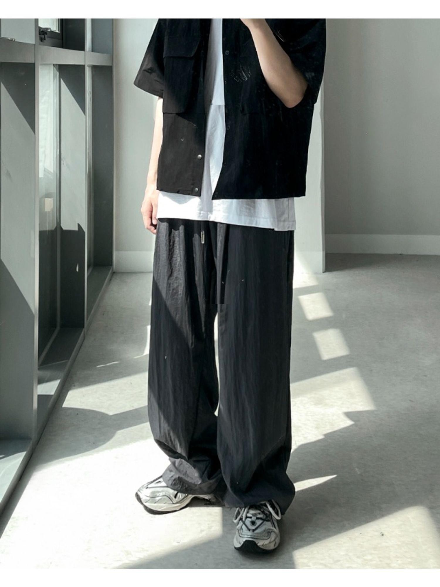 디자인바이영민 Unisex Best 25SS 포스트맨 나일론 밴딩 팬츠