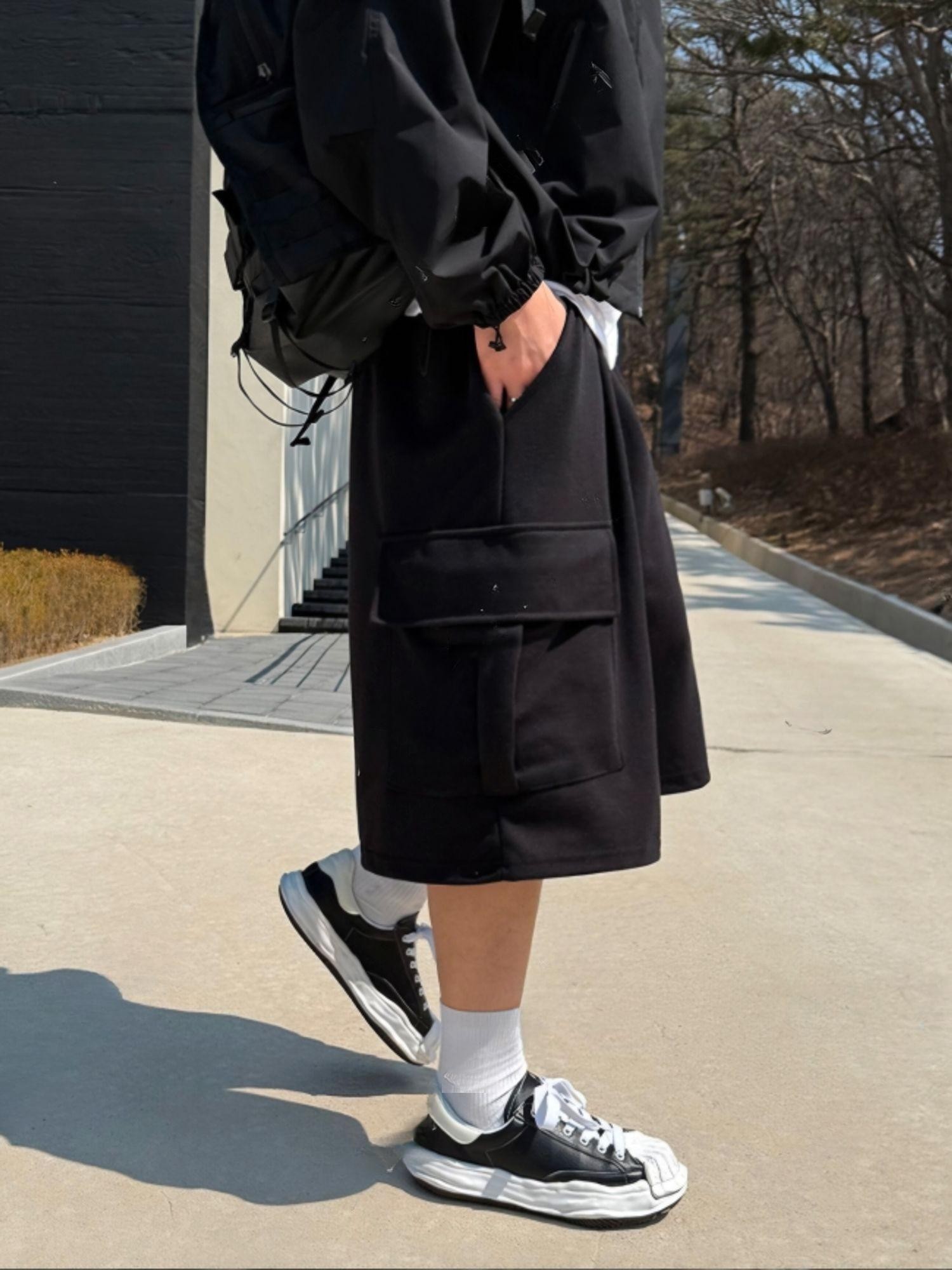 돈 기획) 쿠아 카고 버뮤다 pt,빅사이즈반바지,트레이닝8부,와이드밴딩