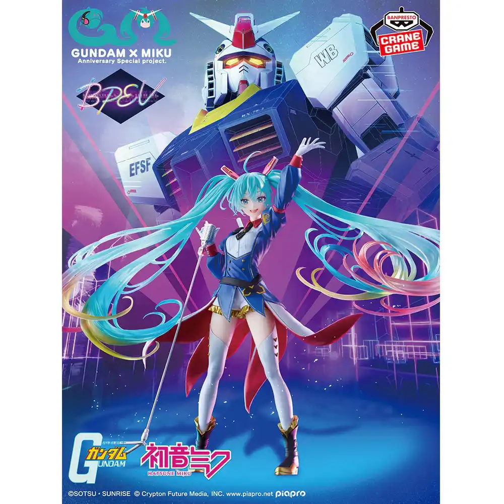 Hatsune Miku x Gundam Banpresto Evolve - Hatsune Miku Gundam Collaboration - Imagen 1