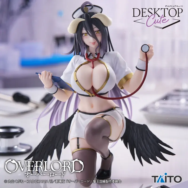 Overlord Desktop Cute - Albedo Nurse Ver. - Imagen 1