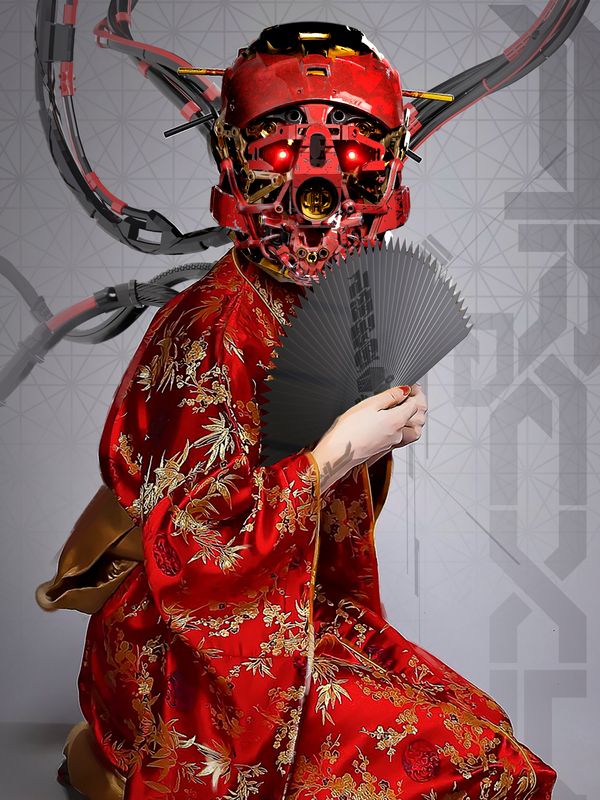 Cybernetic Geisha #33/100 by Joseph Diaz asset