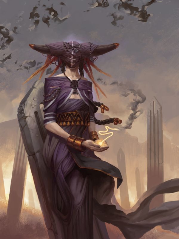 PENEMUE, ANGEL OF THE WRITTEN WORD #880/900 by Peter Mohrbacher