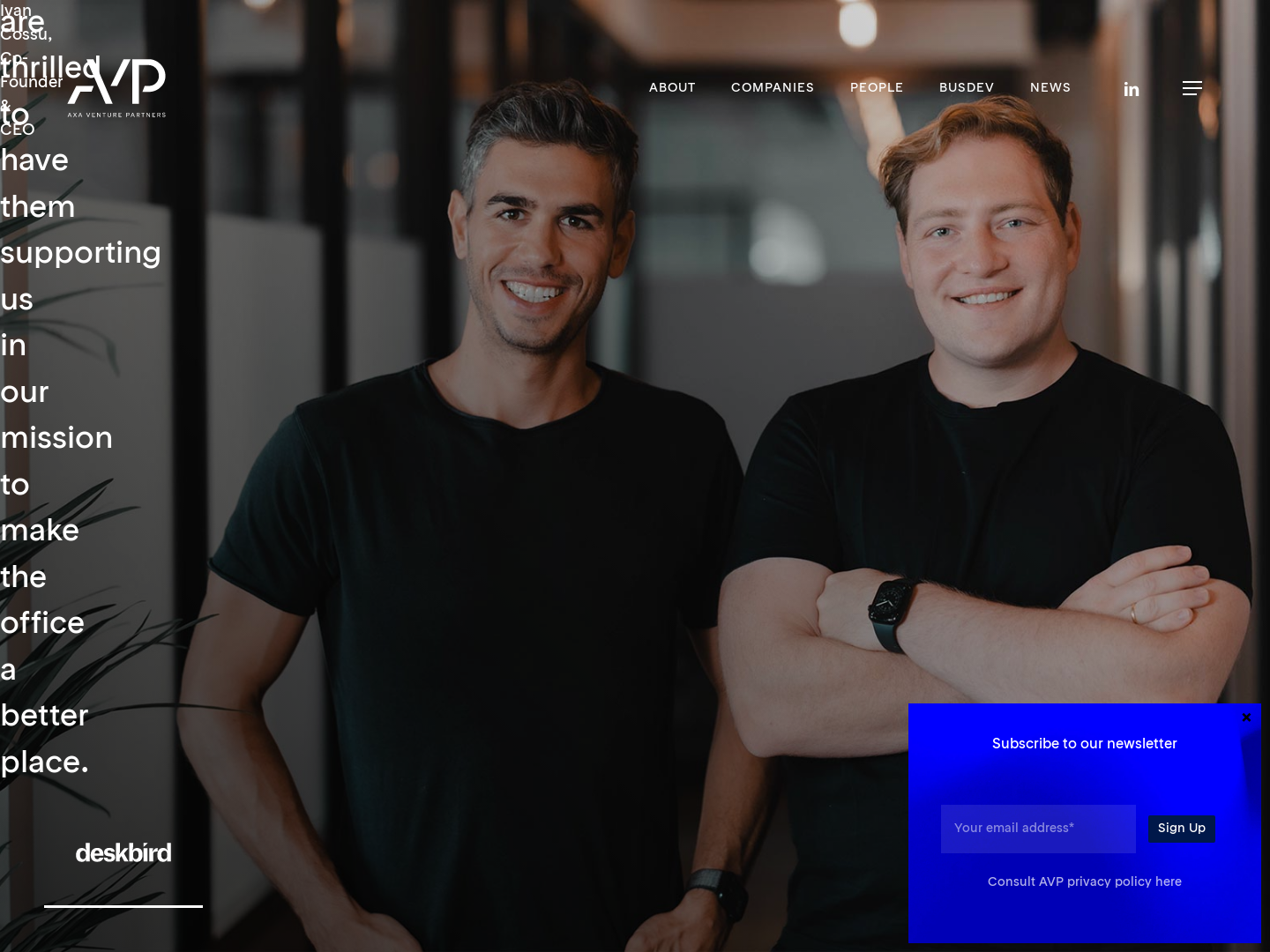 AVP (AXA Venture Partners)