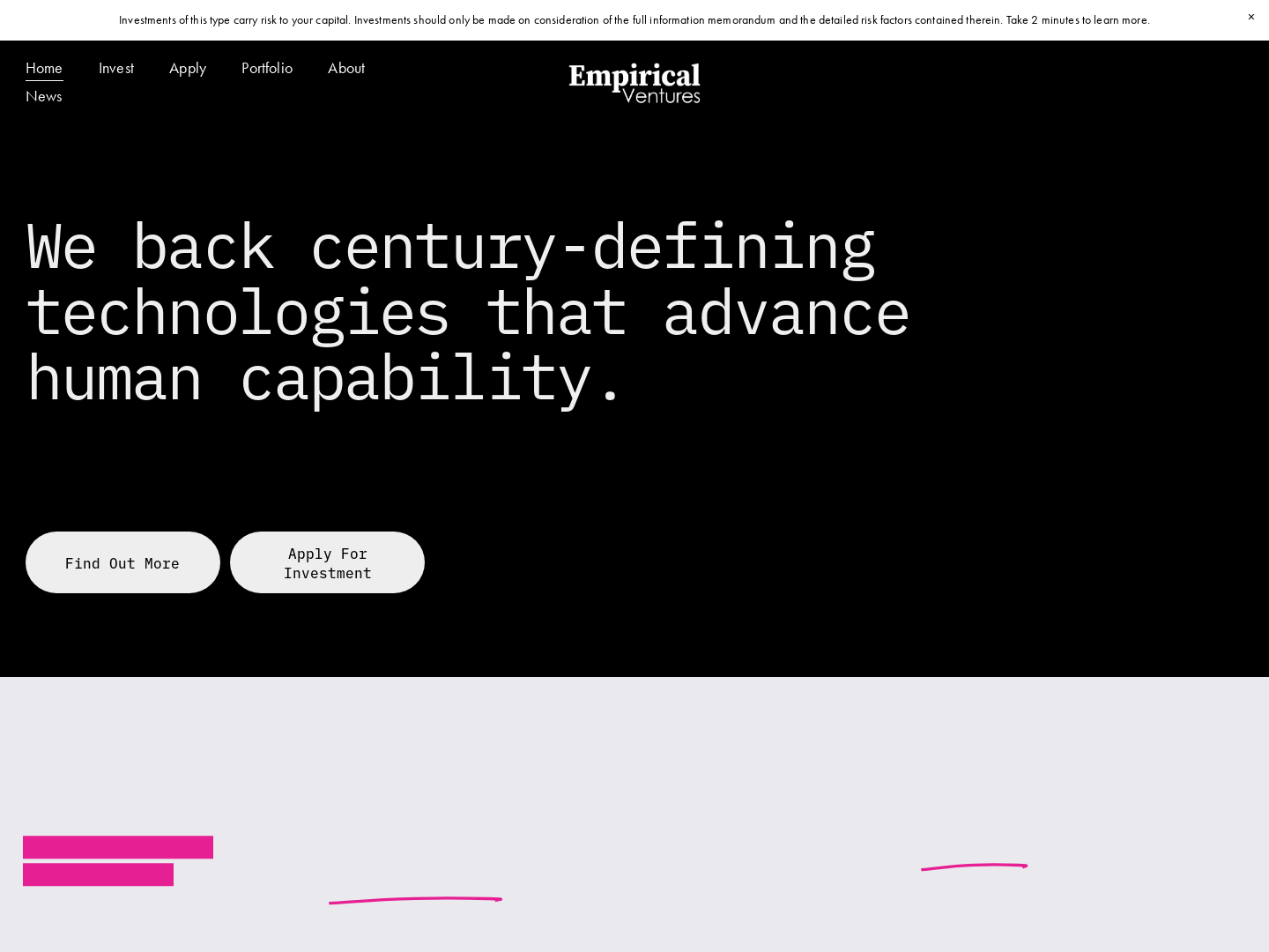 Empirical Ventures
