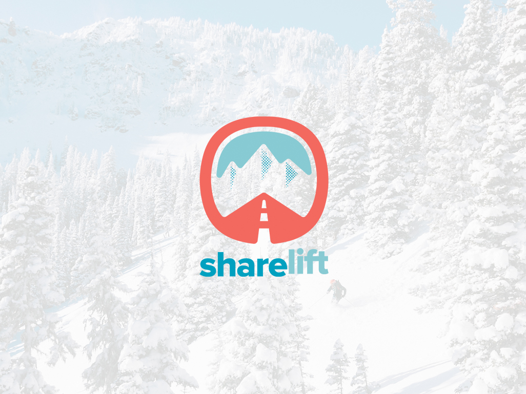 ShareLift App logo and Bridger Bowl Skiing