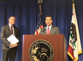 California’s Attorney General Xavier Becerra said in 2018 that the state would be filing criminal extortion charges against members of a mugshot upload site. This came as certain publishers of mugshots charged high fees to remove photos, even if a person was not convicted of a crime. Courtesy of the Sacramento Bee.