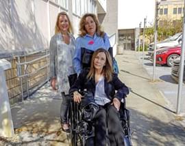 Blake Taylor and her support women at the court hearing for an action filed against her ex-husband for failure and delay in payment alimony. Courtesy of the [Tampa Bay Times](https://www.tampabay.com)