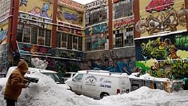 A New York landlord destroyed graffiti murals when tearing down his building to make way for high rise apartments. He now owes close to $7 million to the artists. Photo courtesy of Wikimedia.