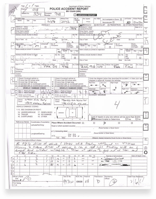 What Is In An Arrest Report 9888