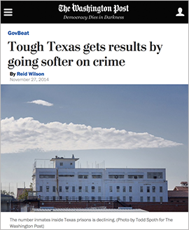 Texas has a reputation as a tough state on crime. But some legislators are pushing for lighter conditions in the prison system with some success. 