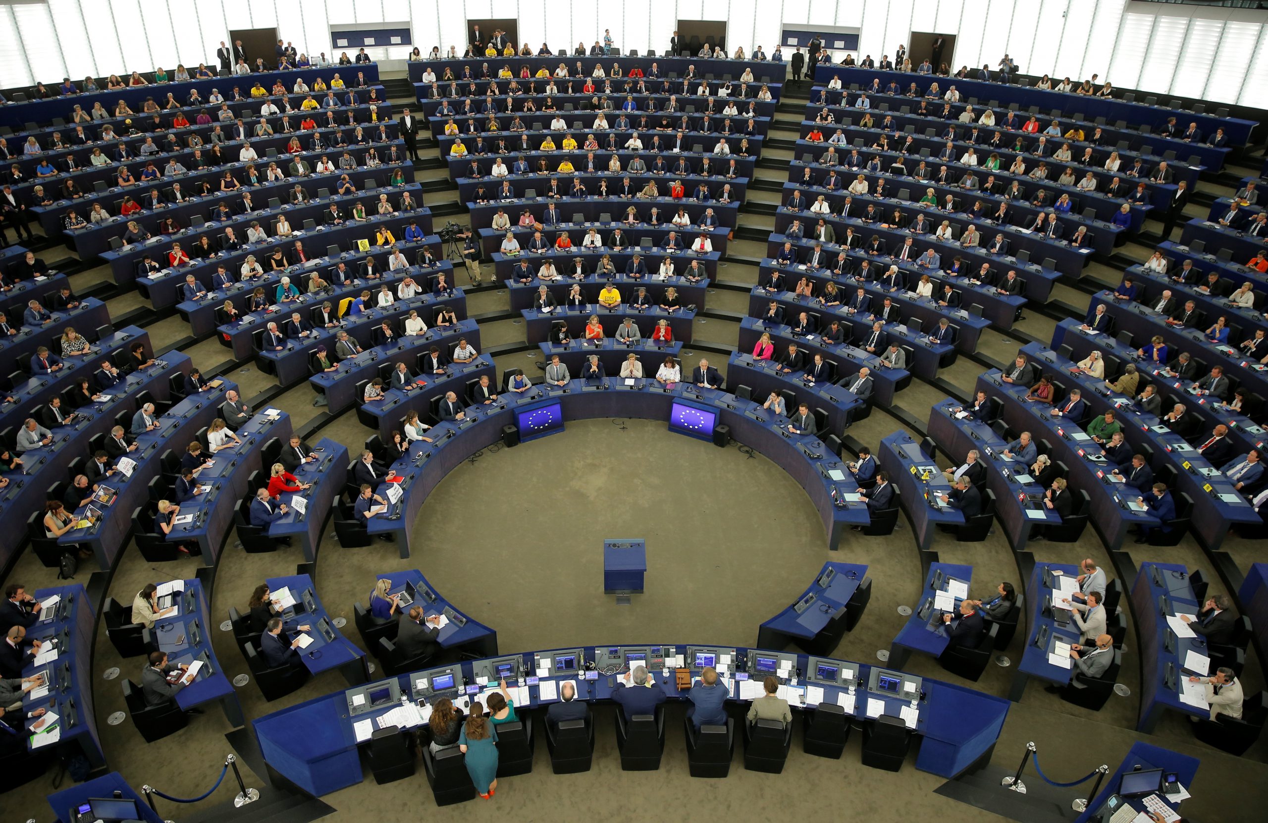 圖／新一屆歐盟議會在法國史特拉斯堡（Strasbourg）開議 。（REUTERS / Vincent Kessler / 達志影像）
