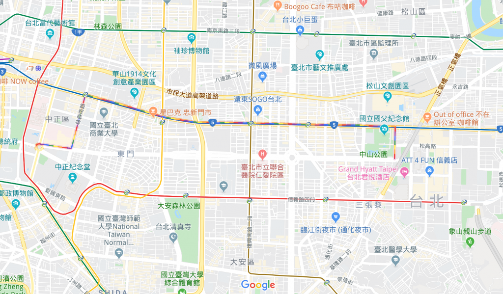 同志遊行26日登場 Google地圖秀路線（圖／Goolge）