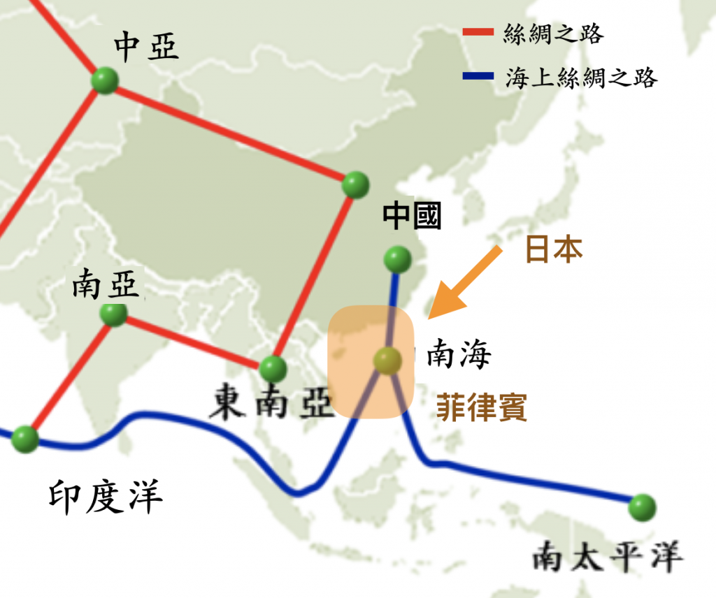 日本認為南海海域為日本海上生命線（圖／香港立法會）