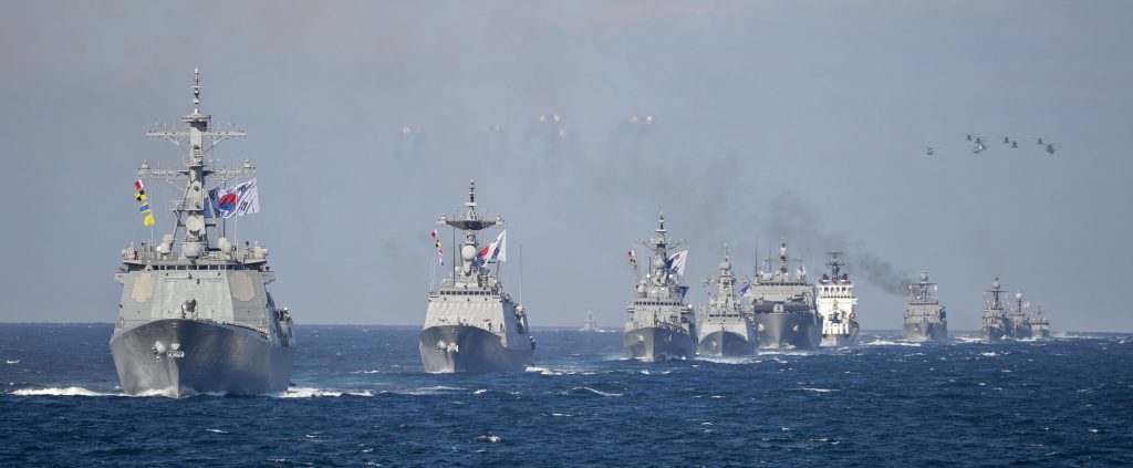 韓國海軍艦隊（圖／大韓民國國軍／CC BY-SA 2.0）