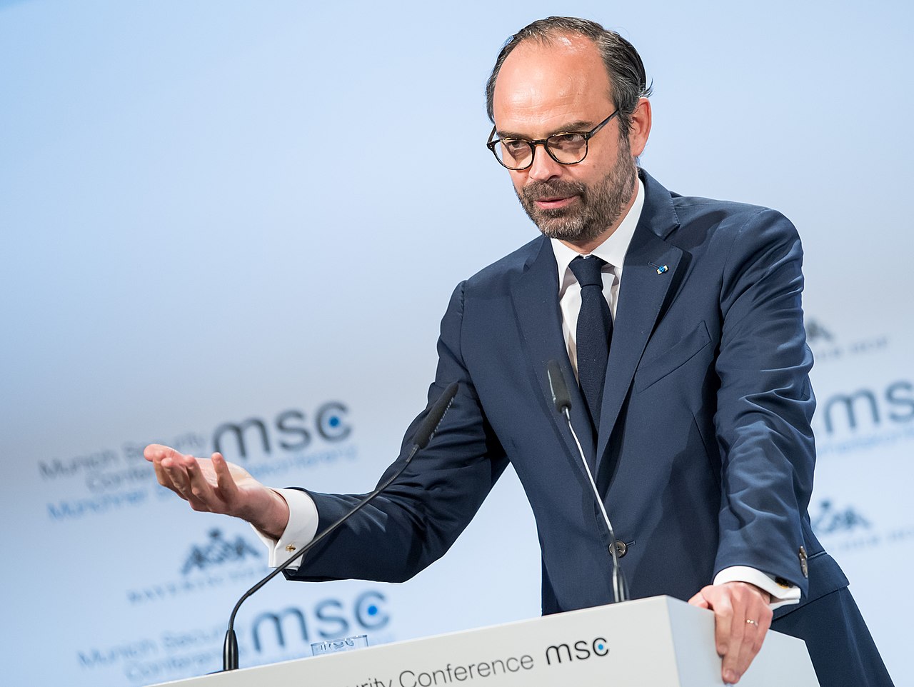 法國總理菲利普（Edouard Philippe）（圖／Mueller : MSC／CC BY 3.0 DE）