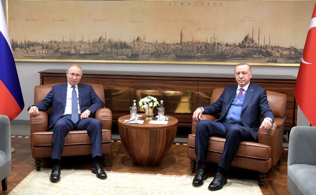 俄羅斯總統普丁訪問土耳其總統艾爾段（圖／克里姆林宮）