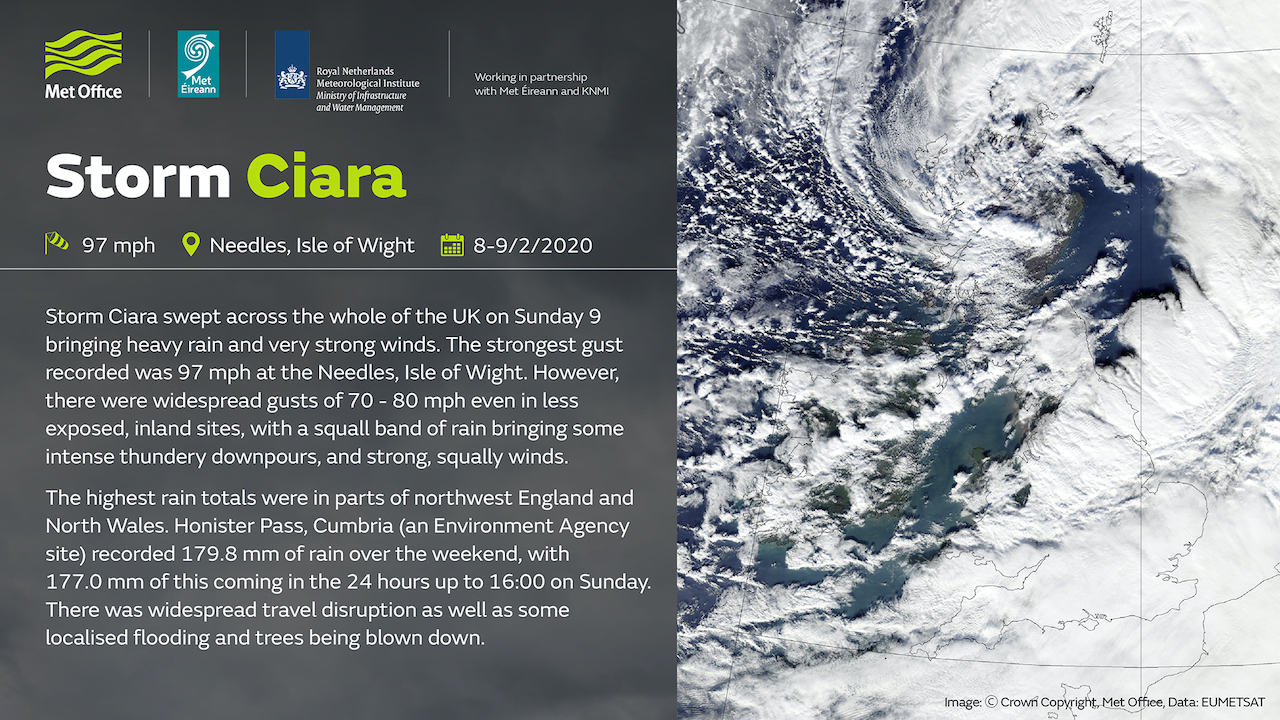 席亞拉暴風來襲　歐洲各國皆傳出災情（圖／英國 Met Office）