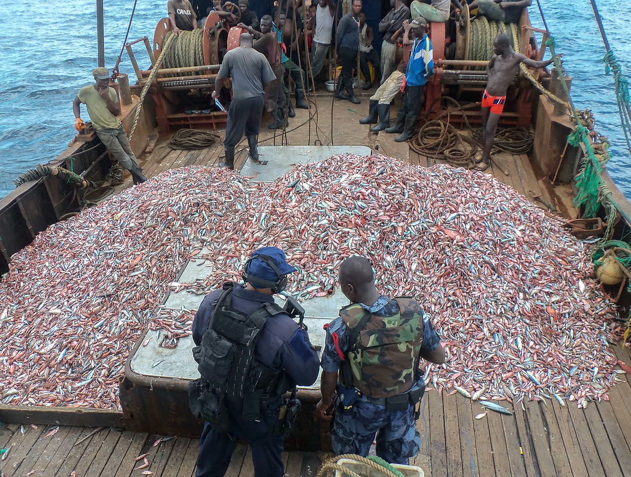 打擊非法捕撈、漁業（圖／U.S. Navy photo by Kwabena Akuamoah-Boateng:Released／公共領域）