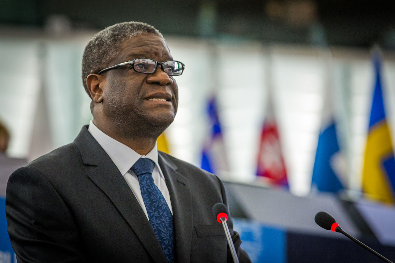 2018 年諾貝爾和平獎得主穆克維格醫師（Denis Mukwege）（圖／Photo Claude TRUONG-NGOC／CC BY-SA 3.0）