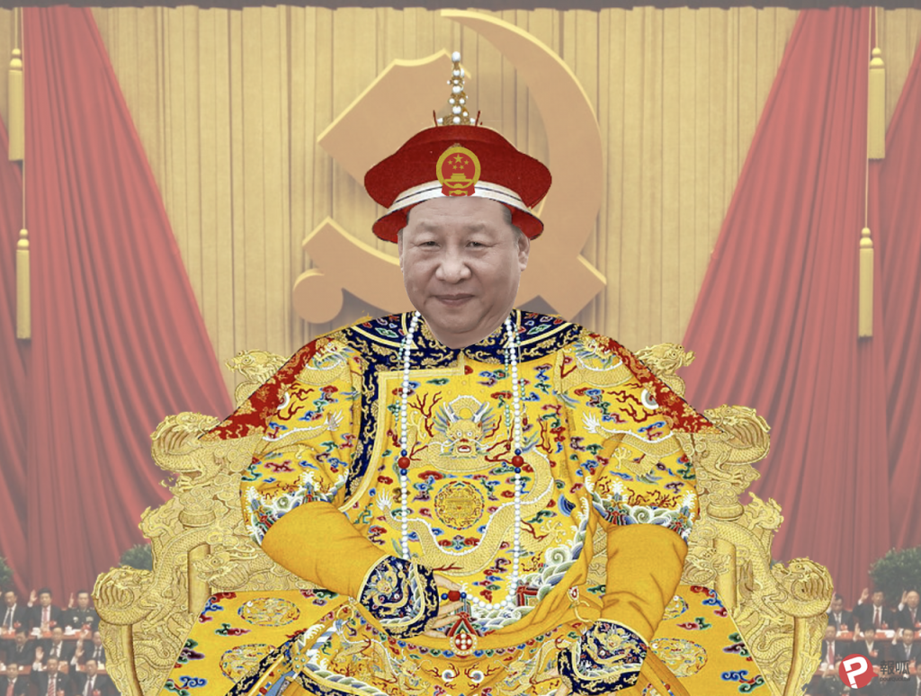 xi emperor 習近平（圖／乾隆皇帝老年肖像・Public Domain／報呱再製）
