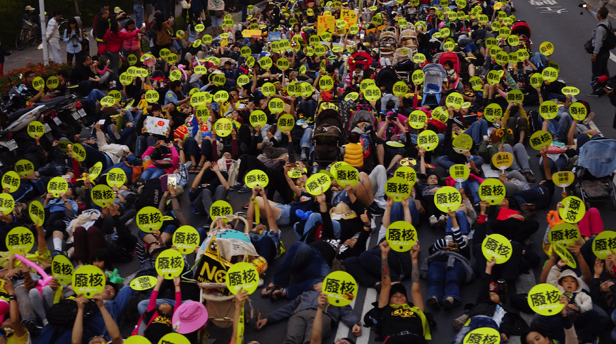 2014年南台灣廢核大遊行。(傅志男攝)