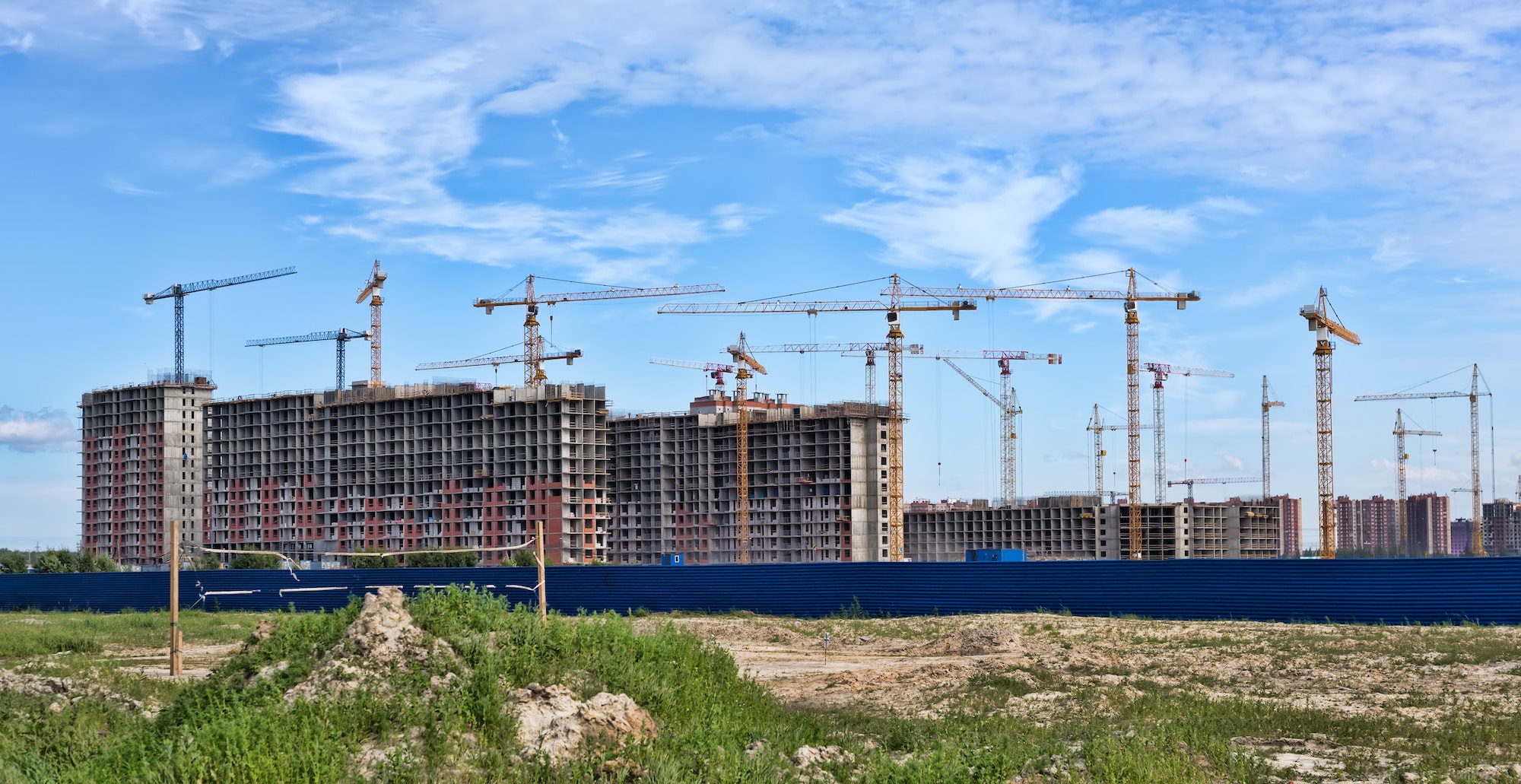 construction of the new building