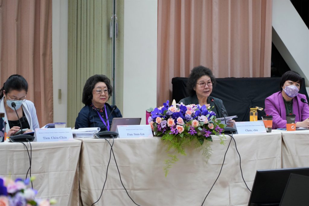 陳菊指出,政府和國會應參酌CRPD施行法,盡速修正CRC施行法,明定兒童權利監督機制/圖:國家人權委員會