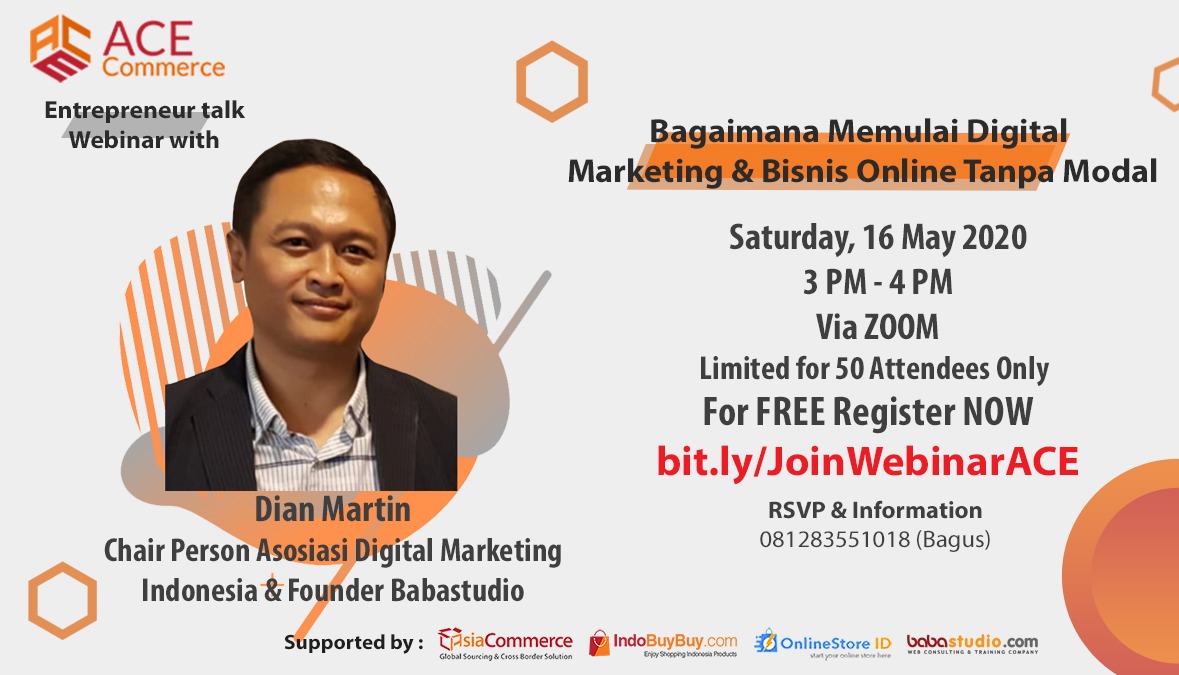 Bagaimana Memulai Digital Marketing Dan Bisnis Online Tanpa Modal Ace Commerce Indonesia