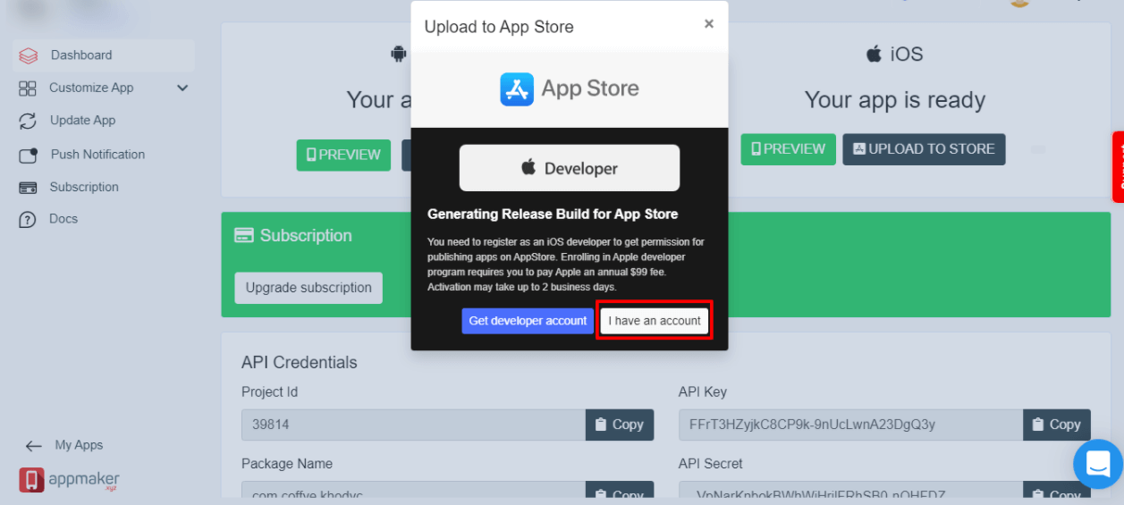 upload ipa file to app store