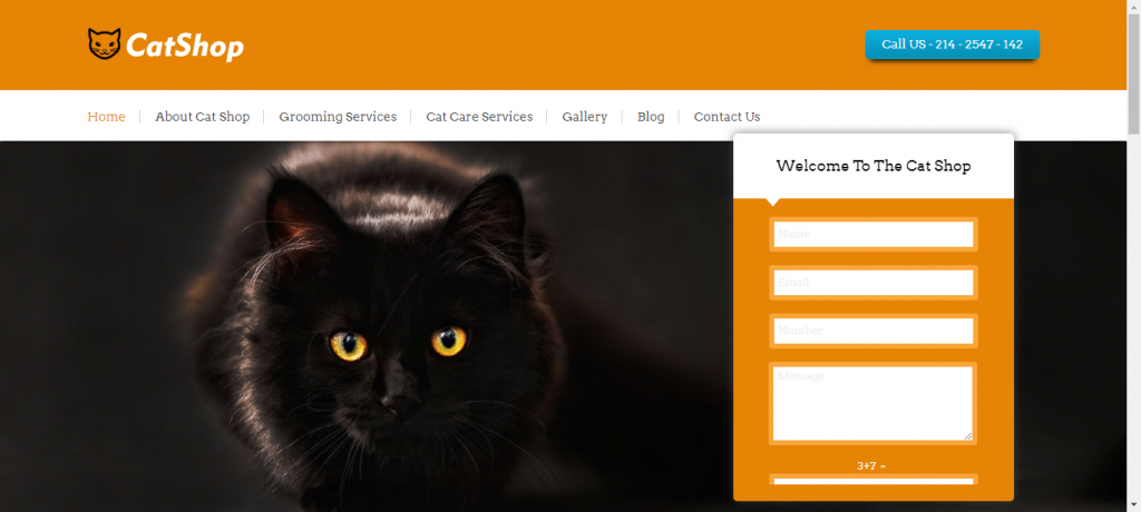 Pet Shop WordPress theme provided by catshop