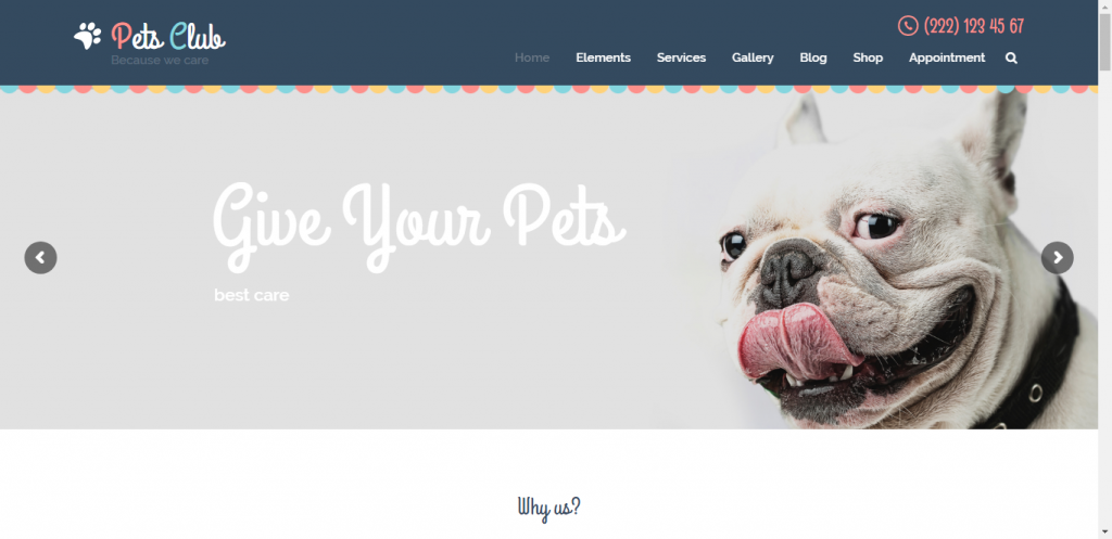 Pet Store WooCommerce theme provided by pet Club