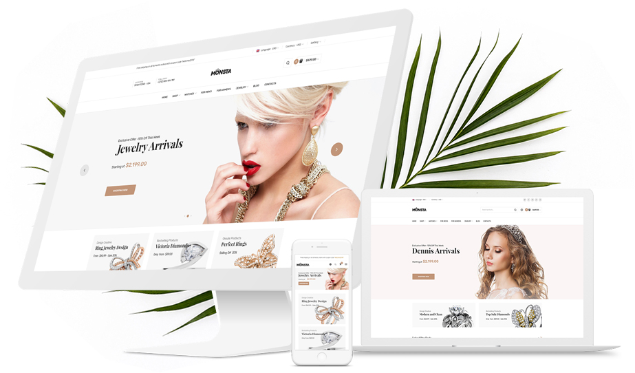 Jewelry eCommerce WordPress themes