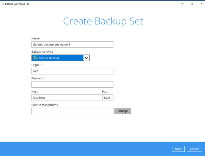 mysql online backup