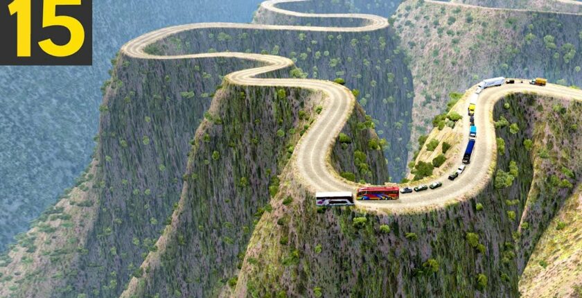 (Watch) 15 MOST EXTREME ROADS in the World