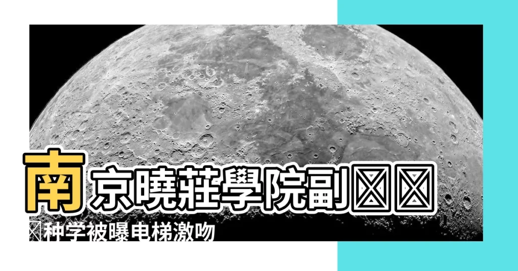 【楊種學】南京曉莊學院副書記楊種學被曝電梯激吻已婚女子 遭免職調查