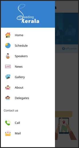 Navigation bar for conference app 