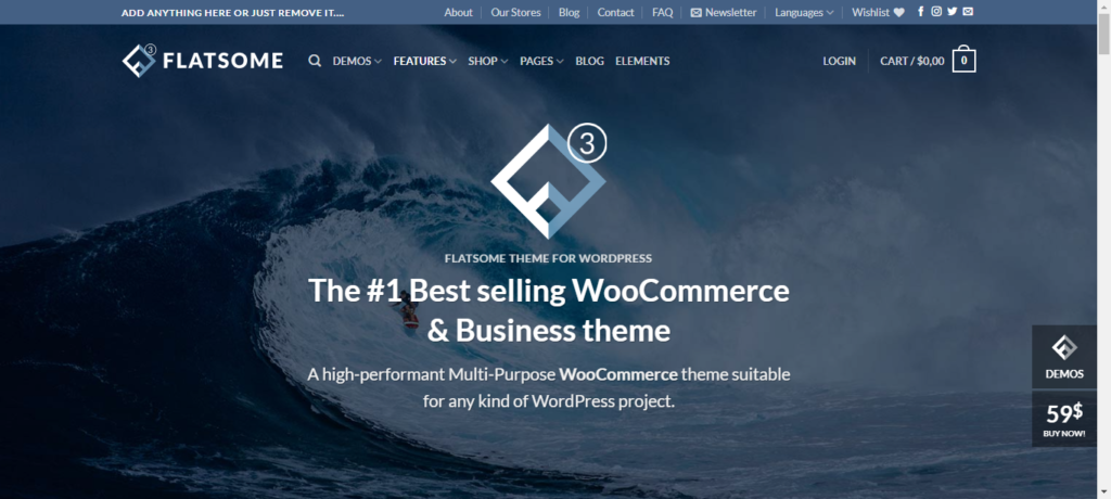 Flatsome best WooCommerce theme for you