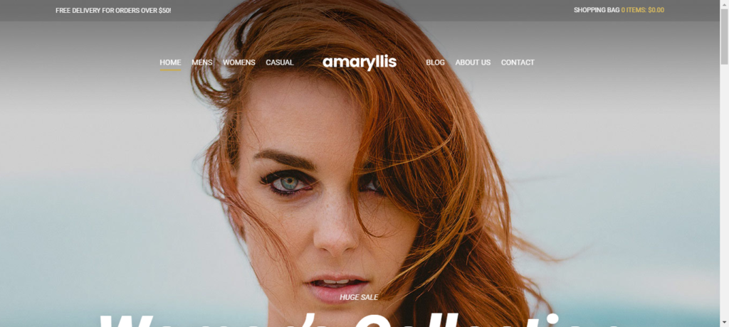 Amaryills, WooCommerce themes under $0