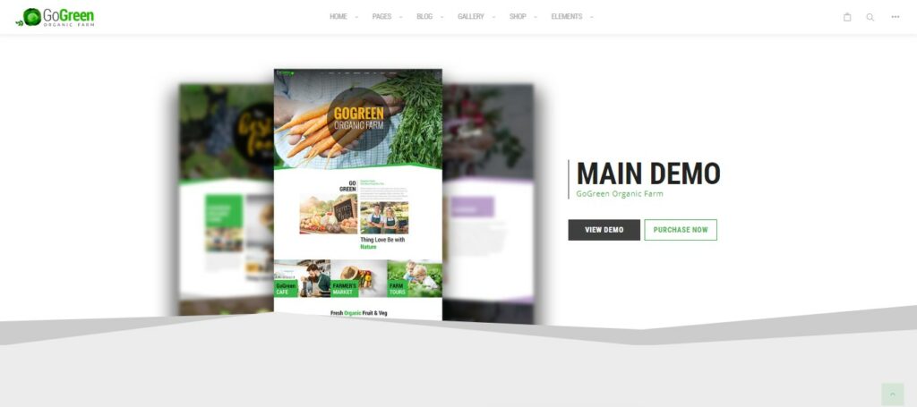 GoGreen Grocery template for WordPress