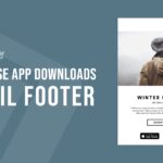 Increase app downloads using email footer