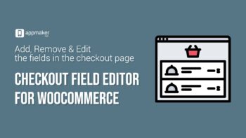 Checkout Field editor