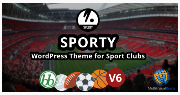 WordPress themes for sports