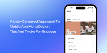 mobile app menu design tips and tricks