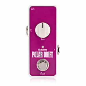 SubZero Polar Drift Phaser Micro Guitar Pedal