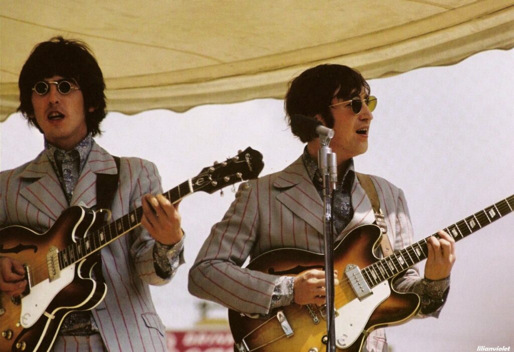 all beatles with epiphone casino