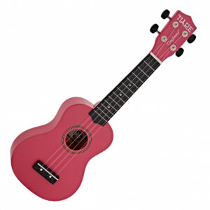 Tanglewood TWT SP Tiare Soprano Size Ukulele, Hot Pink