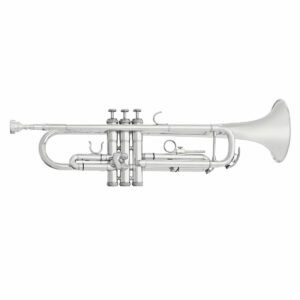 Student-Trumpet-by-Gear4music,-Silver